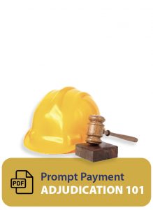 Link for Prompt Payment and Adjudication 101 PDF