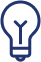 bulb blue icon